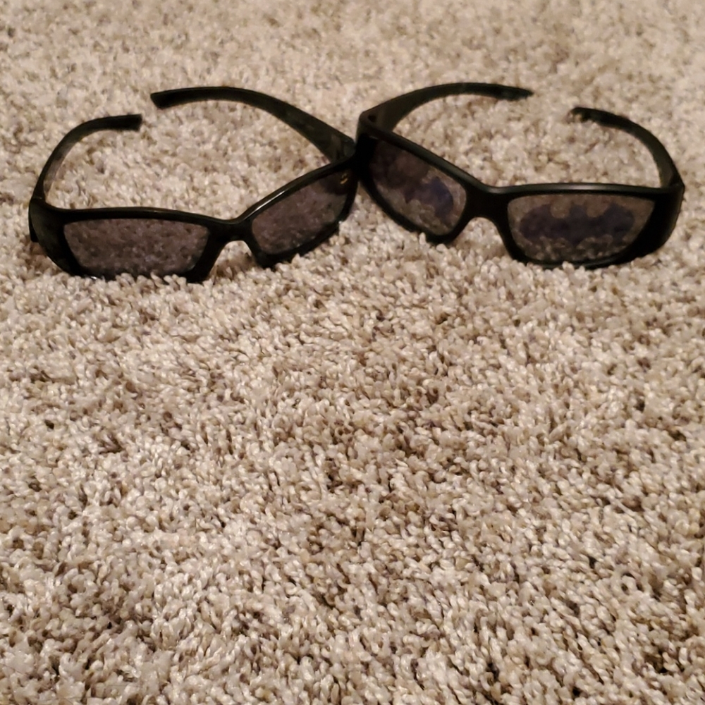 Batman sunglasses.